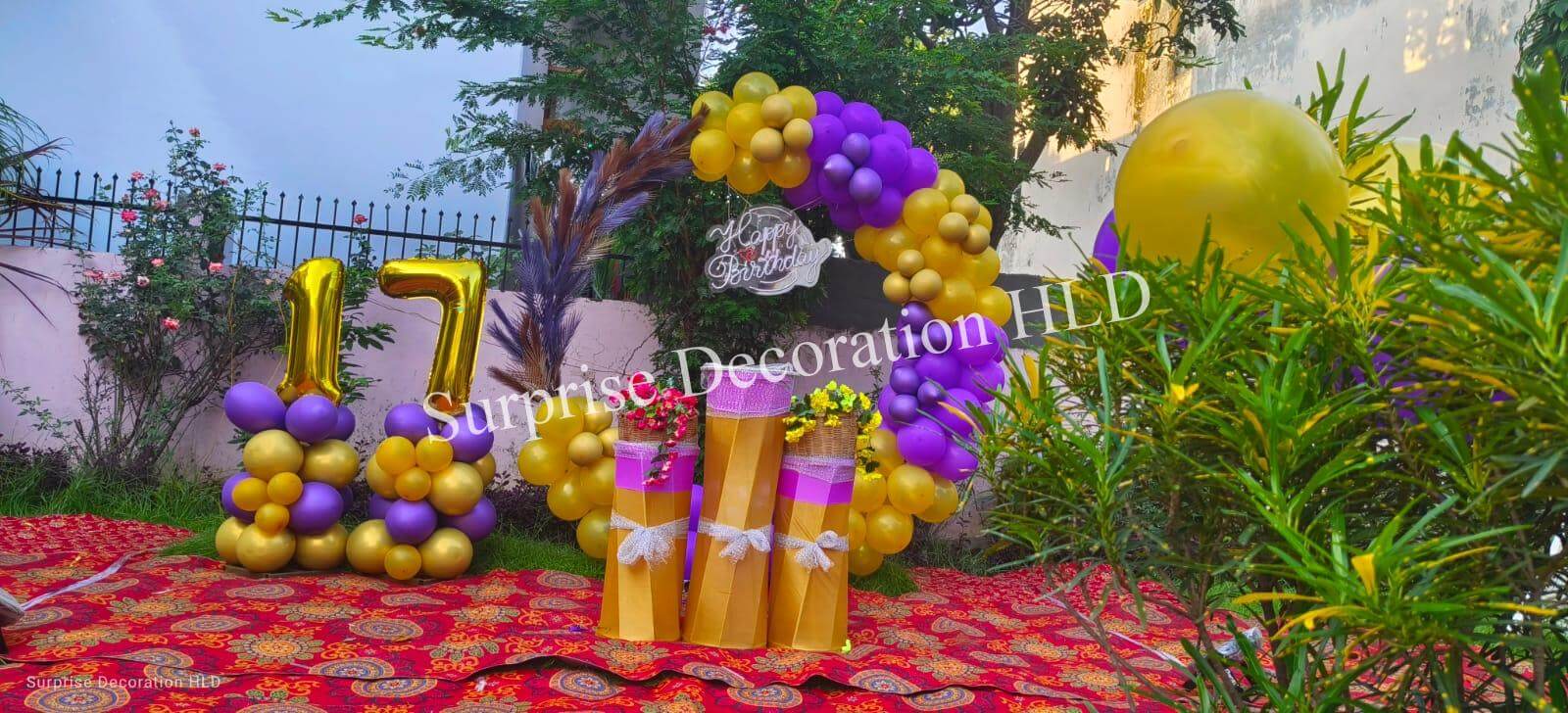 by Surpise decoration