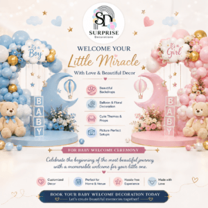 👶✨ Baby Welcome Decoration by Surprise Decorations