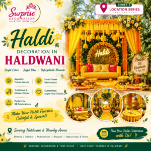 Best Haldi Decoration in Haldwani