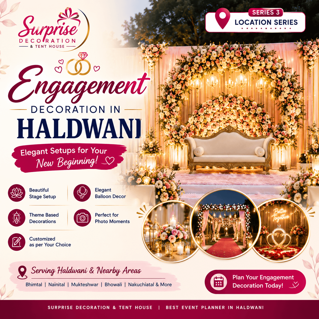 Engagement Decoration in Haldwani