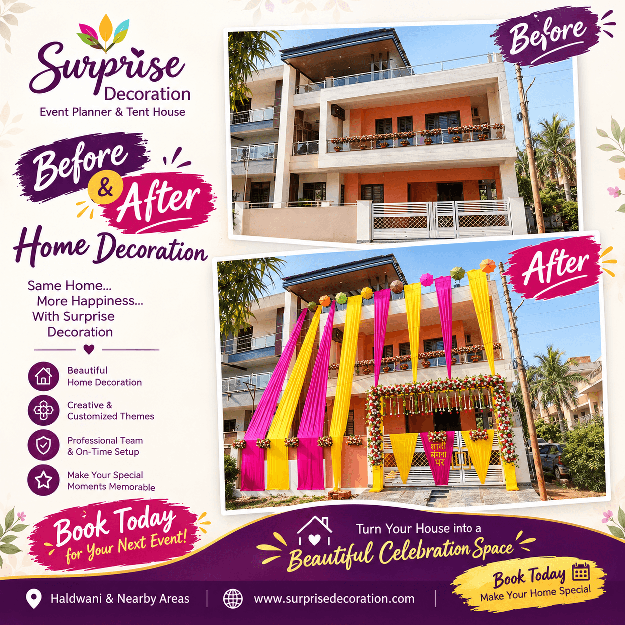 Before & After_ Festive Home Transformation