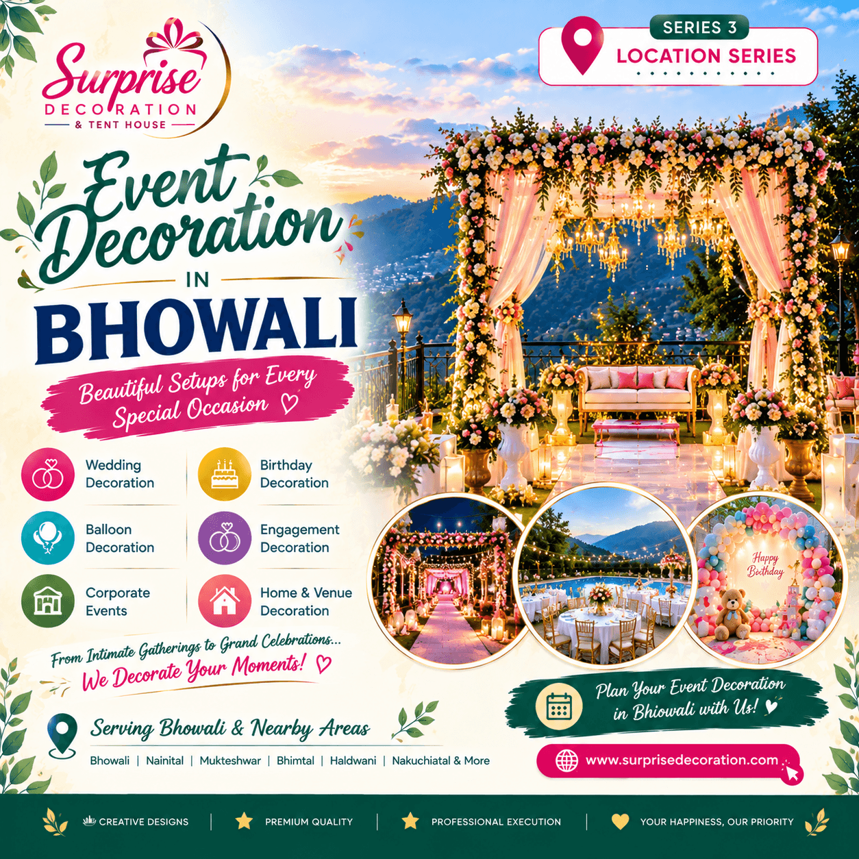 Event Decoration in Bhowali